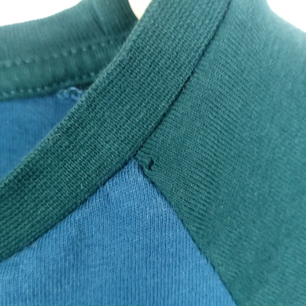 Zara boys size 6 teal and hunter green fannie pack shirt long sleeve